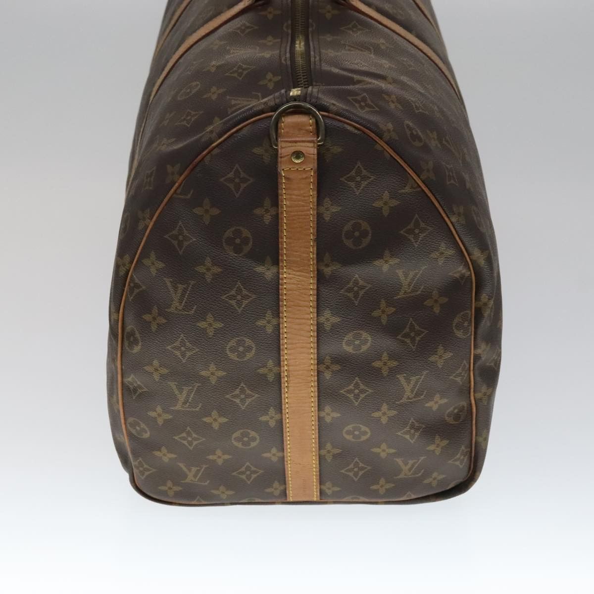 Louis Vuitton Keepall Bandoulière 60 Brown Canvas Travel Bag (Pre-Owned) Size ONE SIZE - 4 Thumbnail