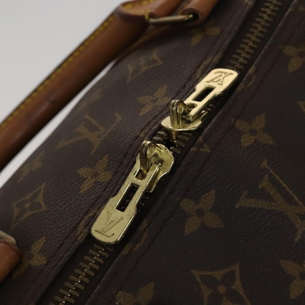 Louis Vuitton Keepall Bandoulière 60 Brown Canvas Travel Bag (Pre-Owned) Size ONE SIZE - 11 Thumbnail