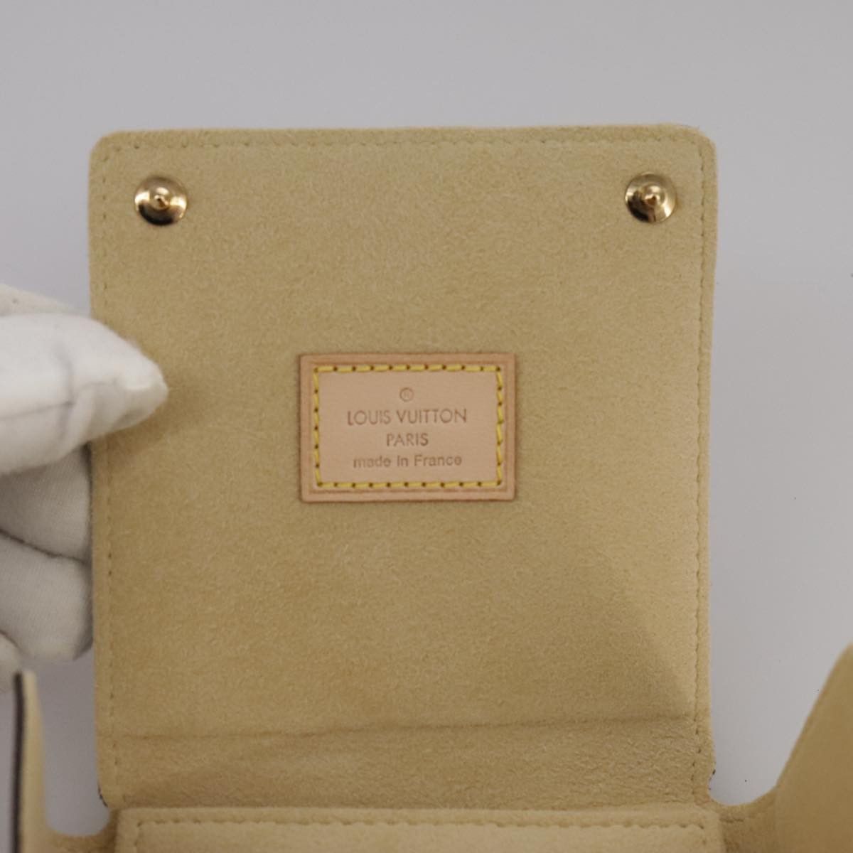 Louis Vuitton Earrings Brown Canvas Wallet (Pre-Owned) Size ONE SIZE - 18 Thumbnail