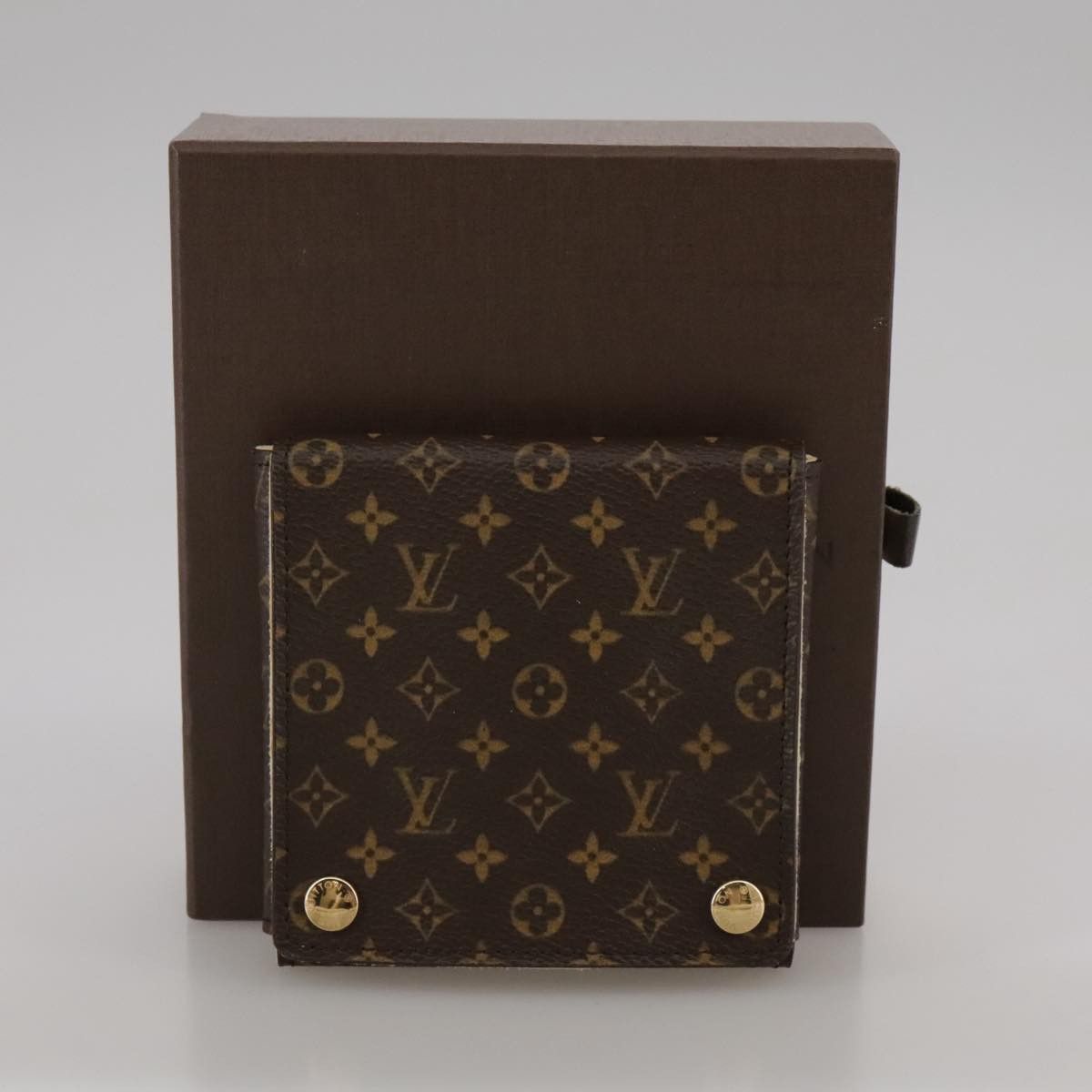 Louis Vuitton Earrings Brown Canvas Wallet (Pre-Owned) Size ONE SIZE - 14 Thumbnail
