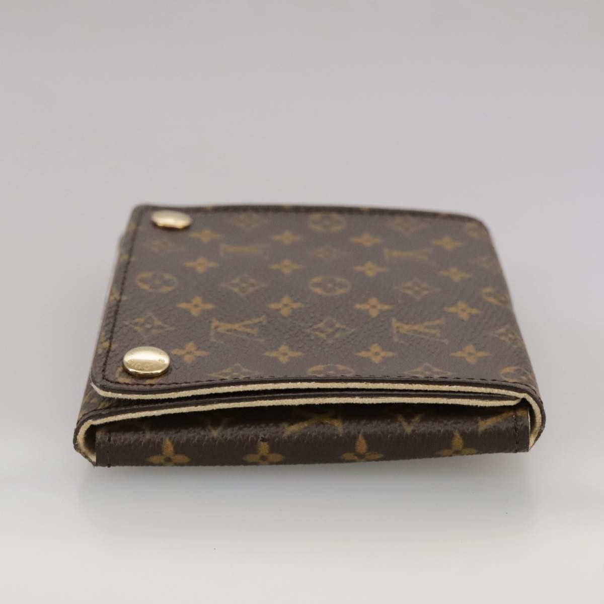 Louis Vuitton Earrings Brown Canvas Wallet (Pre-Owned) Size ONE SIZE - 4 Thumbnail