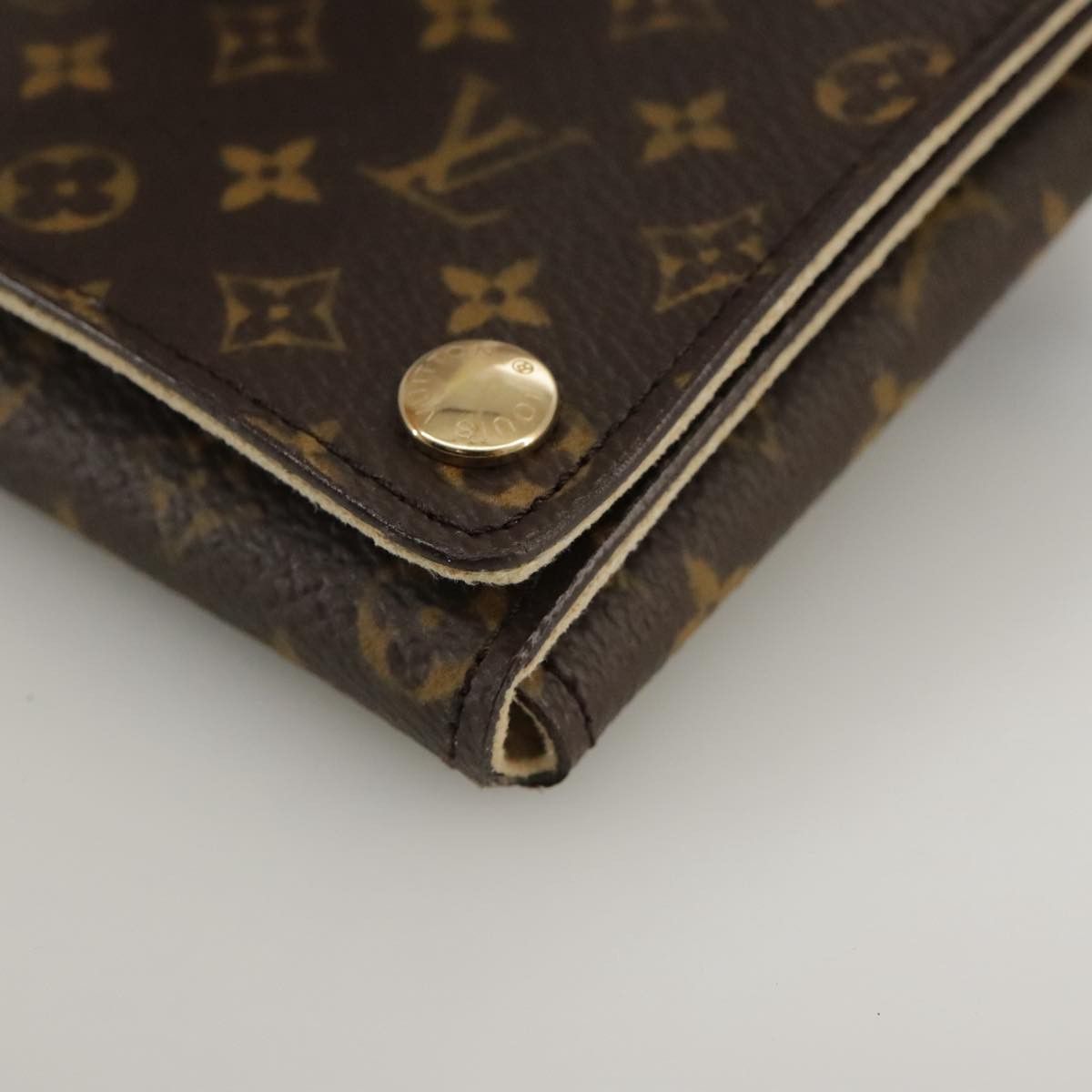 Louis Vuitton Earrings Brown Canvas Wallet (Pre-Owned) Size ONE SIZE - 8 Thumbnail