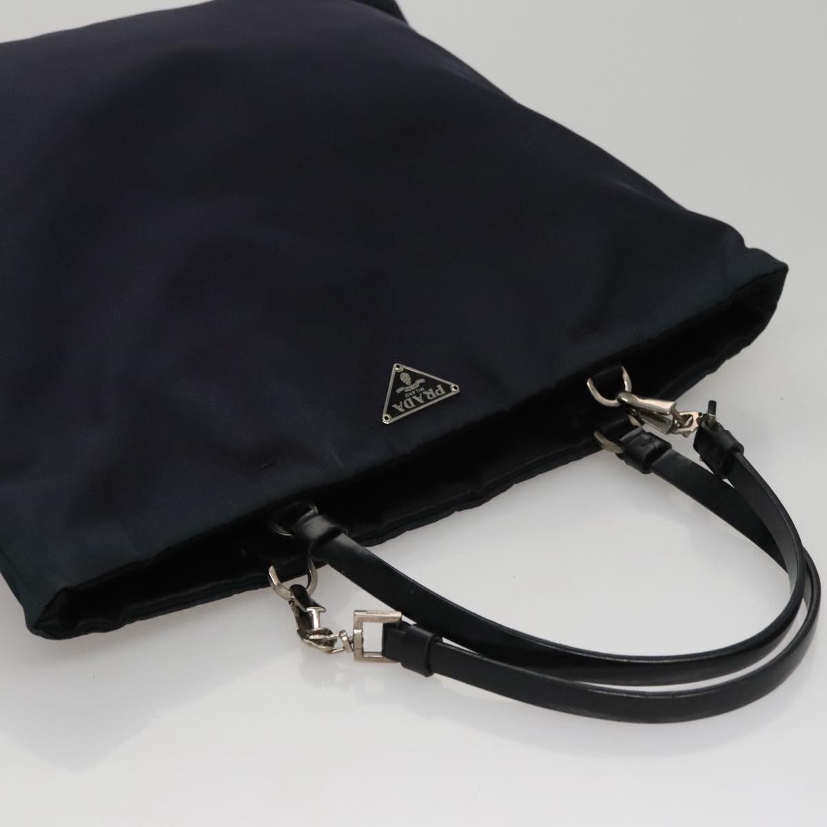 Prada Re-Edition Navy Synthetic Tote Bag (Pre-Owned) Size ONE SIZE - 16 Thumbnail