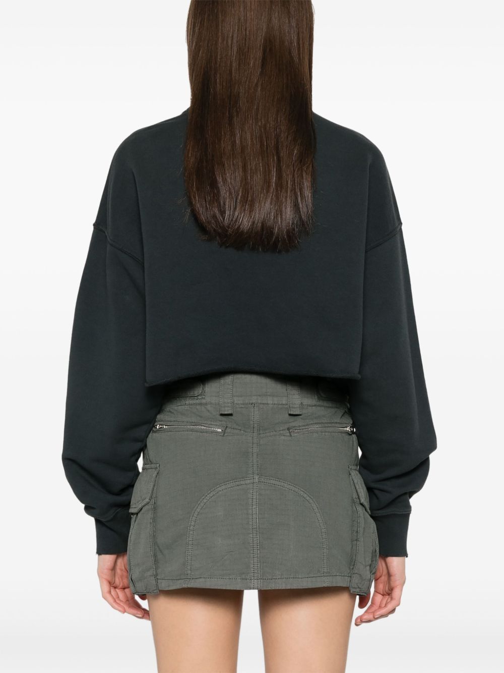 Golden Goose ORGANIC COTTON CROPPED SWEATSHIRT Size L / US 10 / IT 46 - 2 Thumbnail