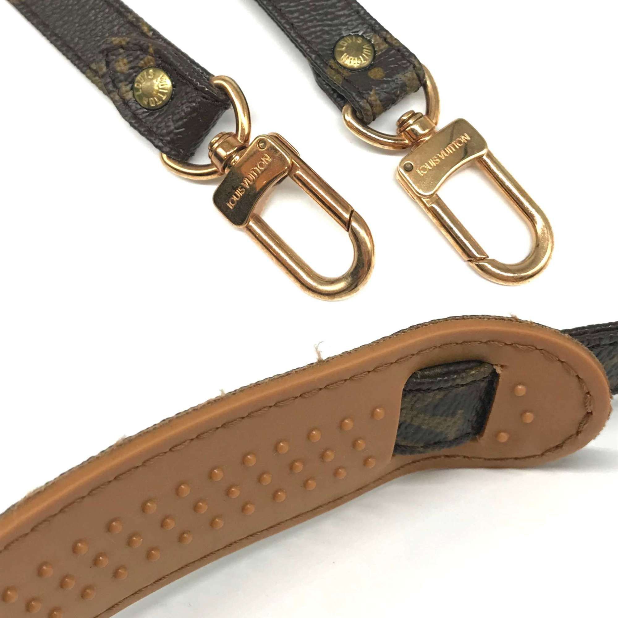 Louis Vuitton Louis Vuitton Louis Vuitton Monogram Shoulder Strap Brown Canvas Other Size ONE SIZE - 4 Thumbnail