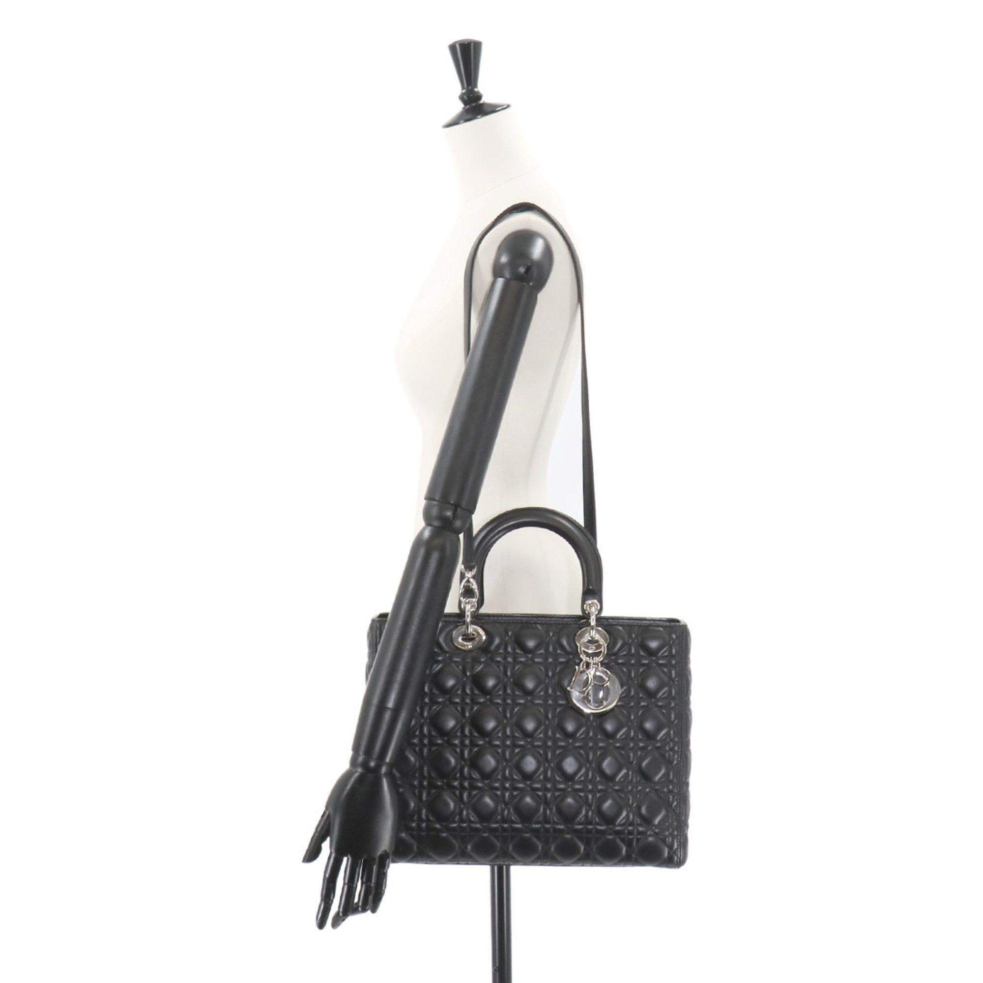 Dior Dior Cannage Lady handbag Size ONE SIZE - 9 Thumbnail