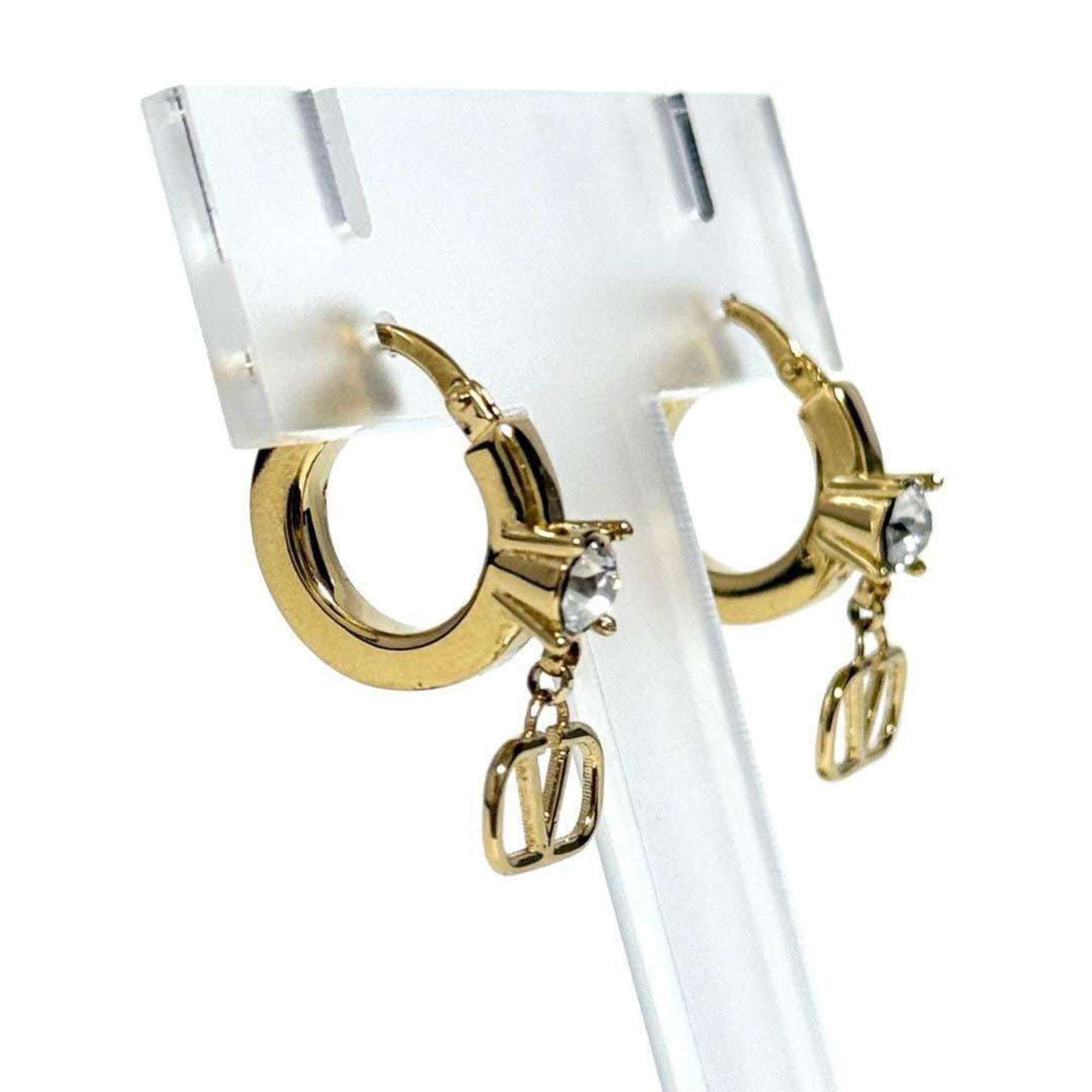 Valentino Valentino Garavani Vlogo earring Size ONE SIZE - 5 Thumbnail