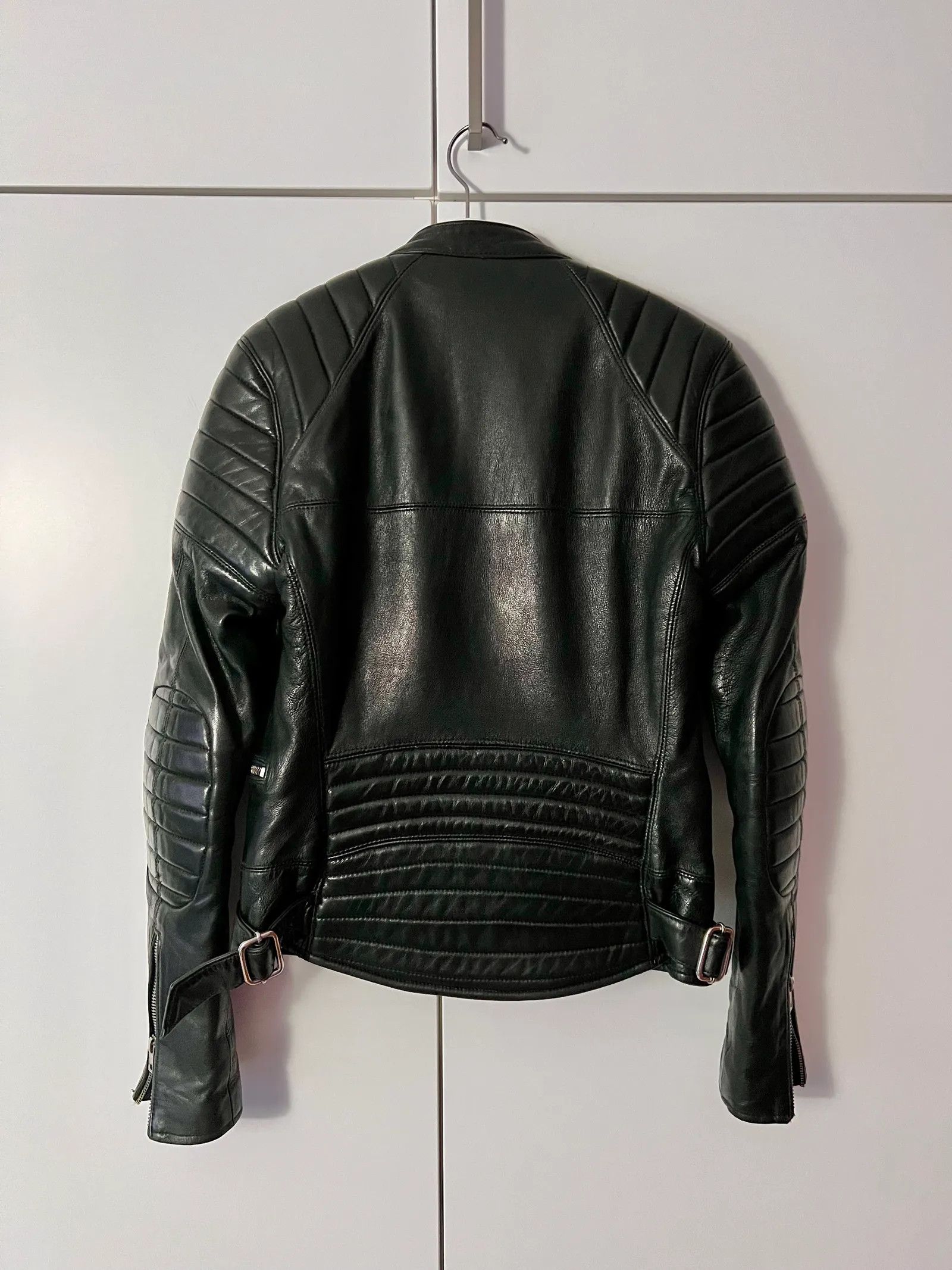 Blk Dnm Blk Dnm Leather Jacket Size XS / US 0-2 / IT 36-38 - 4 Thumbnail