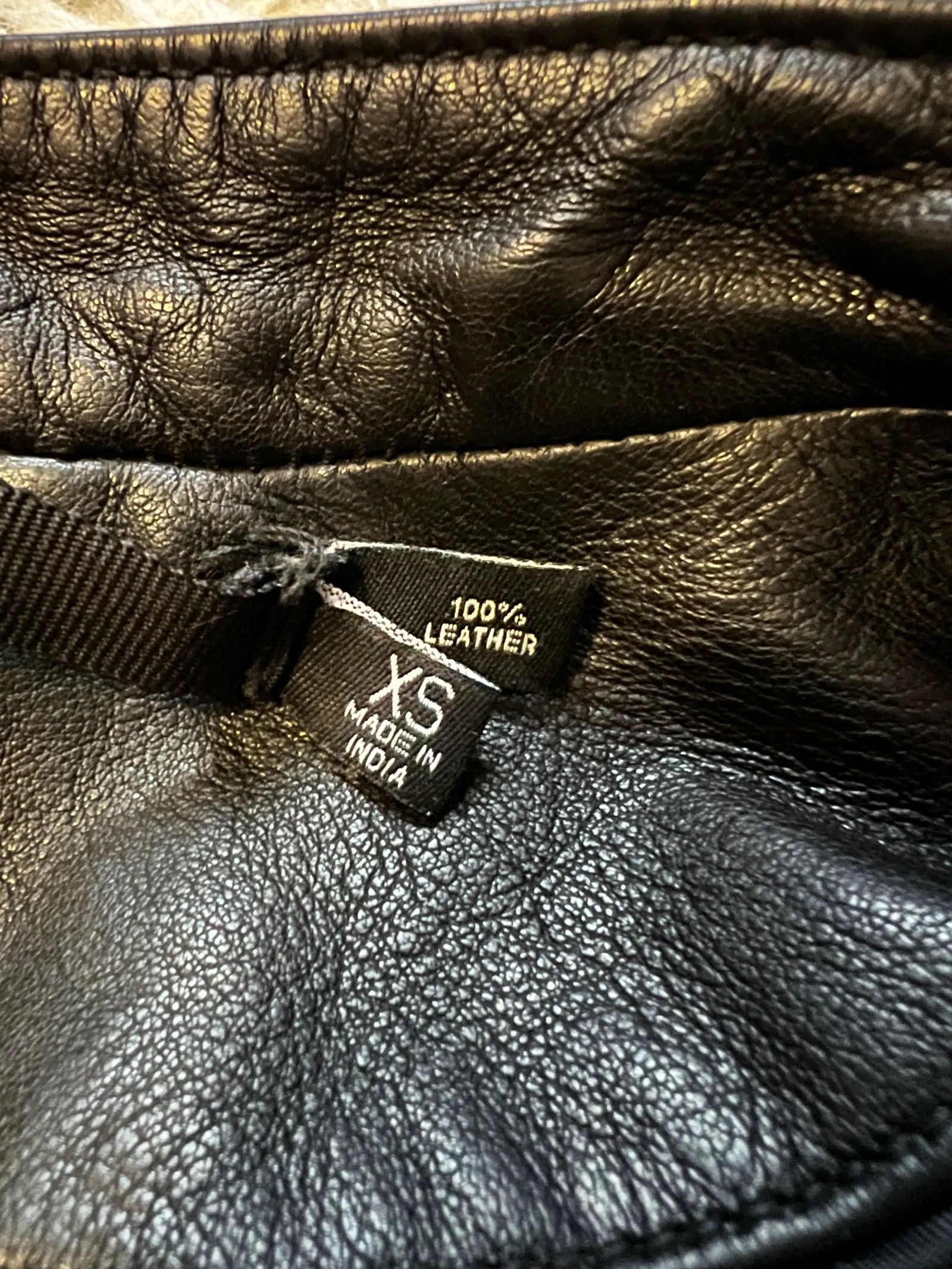 Blk Dnm Blk Dnm Leather Jacket Size XS / US 0-2 / IT 36-38 - 3 Thumbnail