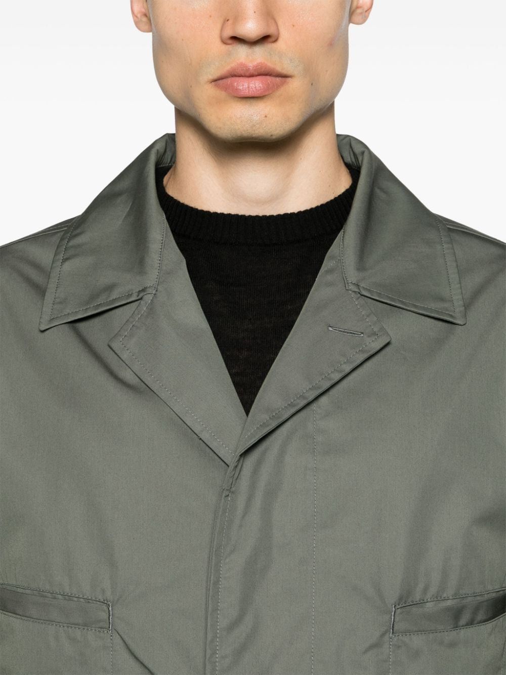 Lemaire COTTON BLEND MULTIPOCKET OVERSHIRT Size US L / EU 52-54 / 3 - 3 Thumbnail