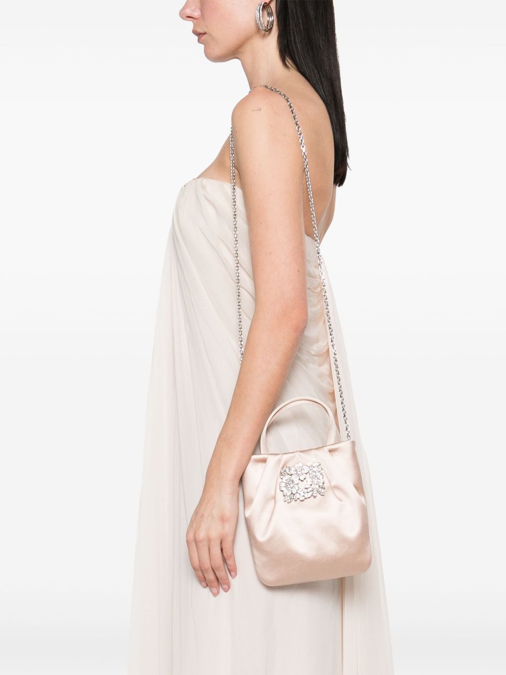 Roger Vivier RV BOUQUET SATIN MINI BAG Size ONE SIZE - 4 Thumbnail