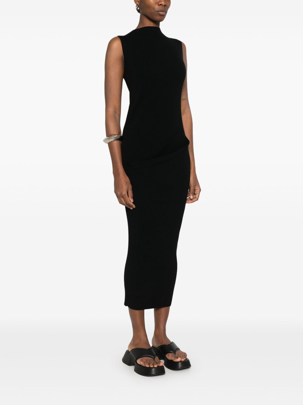 Rick Owens KNITTED LONG DRESS Size M / US 6-8 / IT 42-44 - 2 Thumbnail