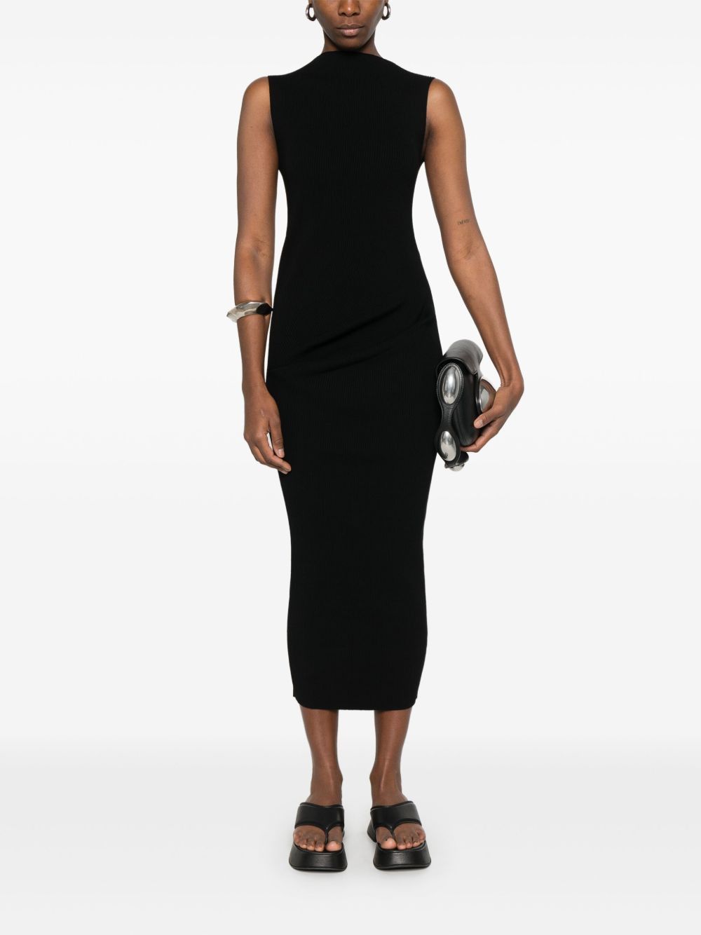 Rick Owens KNITTED LONG DRESS Size M / US 6-8 / IT 42-44 - 4 Thumbnail