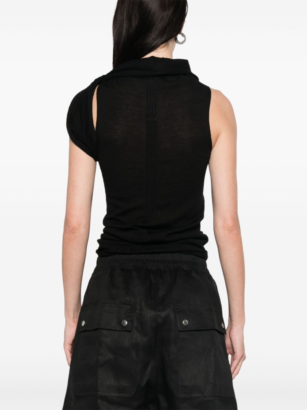 Rick Owens KNITTED WOOL TOP Size L / US 10 / IT 46 - 2 Thumbnail