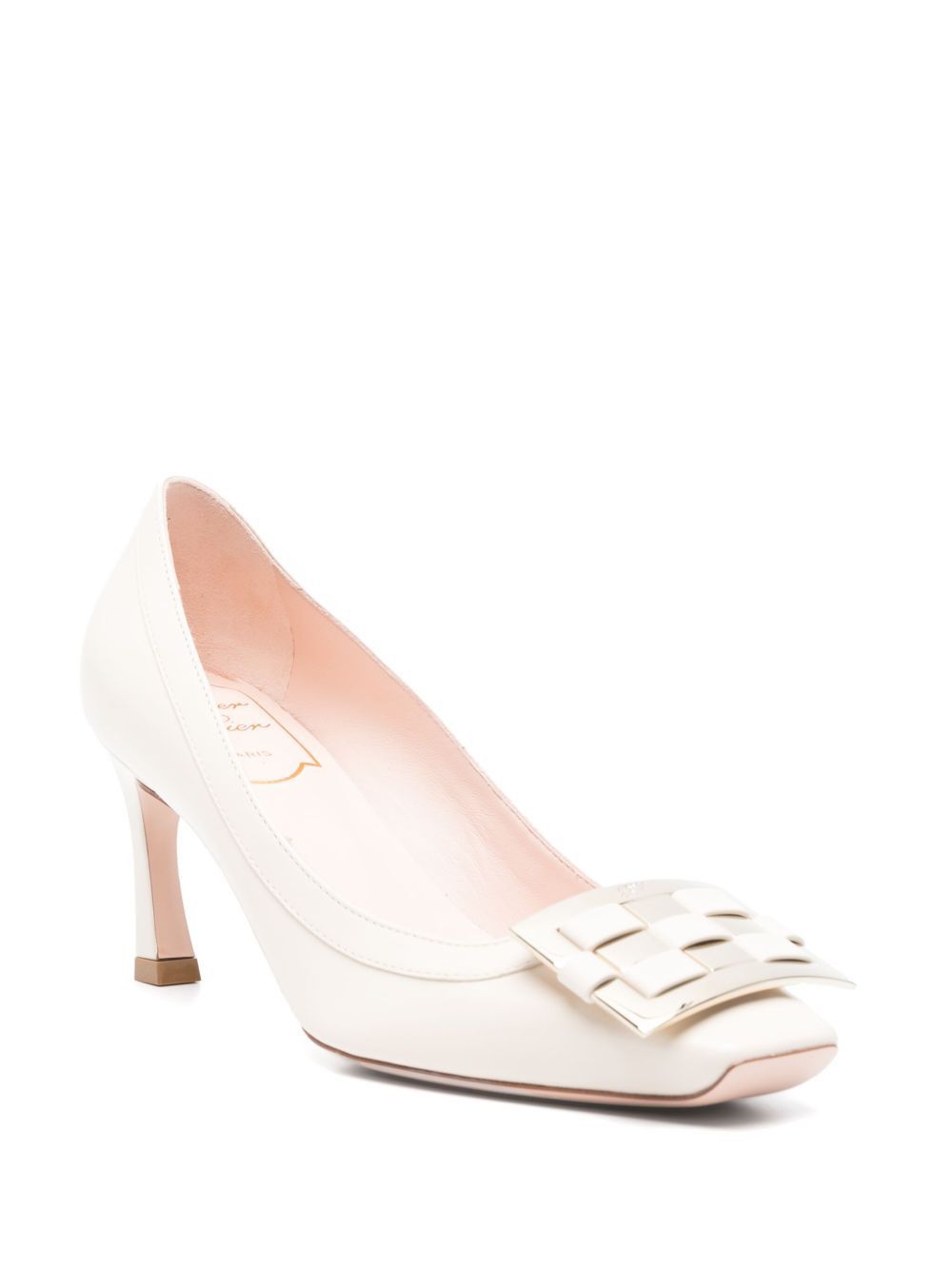 Roger Vivier TROMPETTE LEATHER PUMPS Size US 10 / IT 40 - 4 Thumbnail