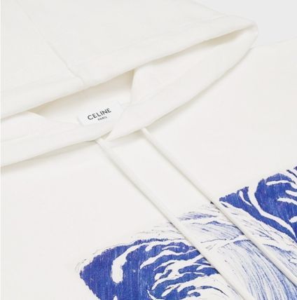 Celine Loose Wave Hoodie in Cotton Fleece Size US XS / EU 42 / 0 - 3 Thumbnail