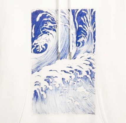 Celine Loose Wave Hoodie in Cotton Fleece Size US XL / EU 56 / 4 - 4 Thumbnail
