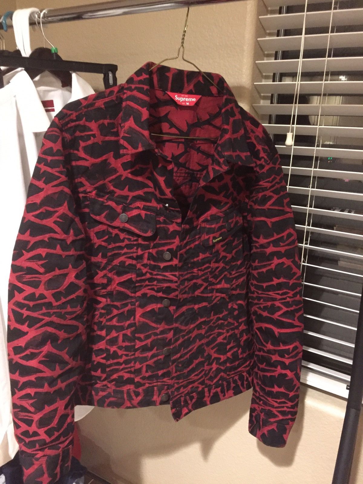 Supreme Supreme Thorn Trucker Denim Jacket | Grailed