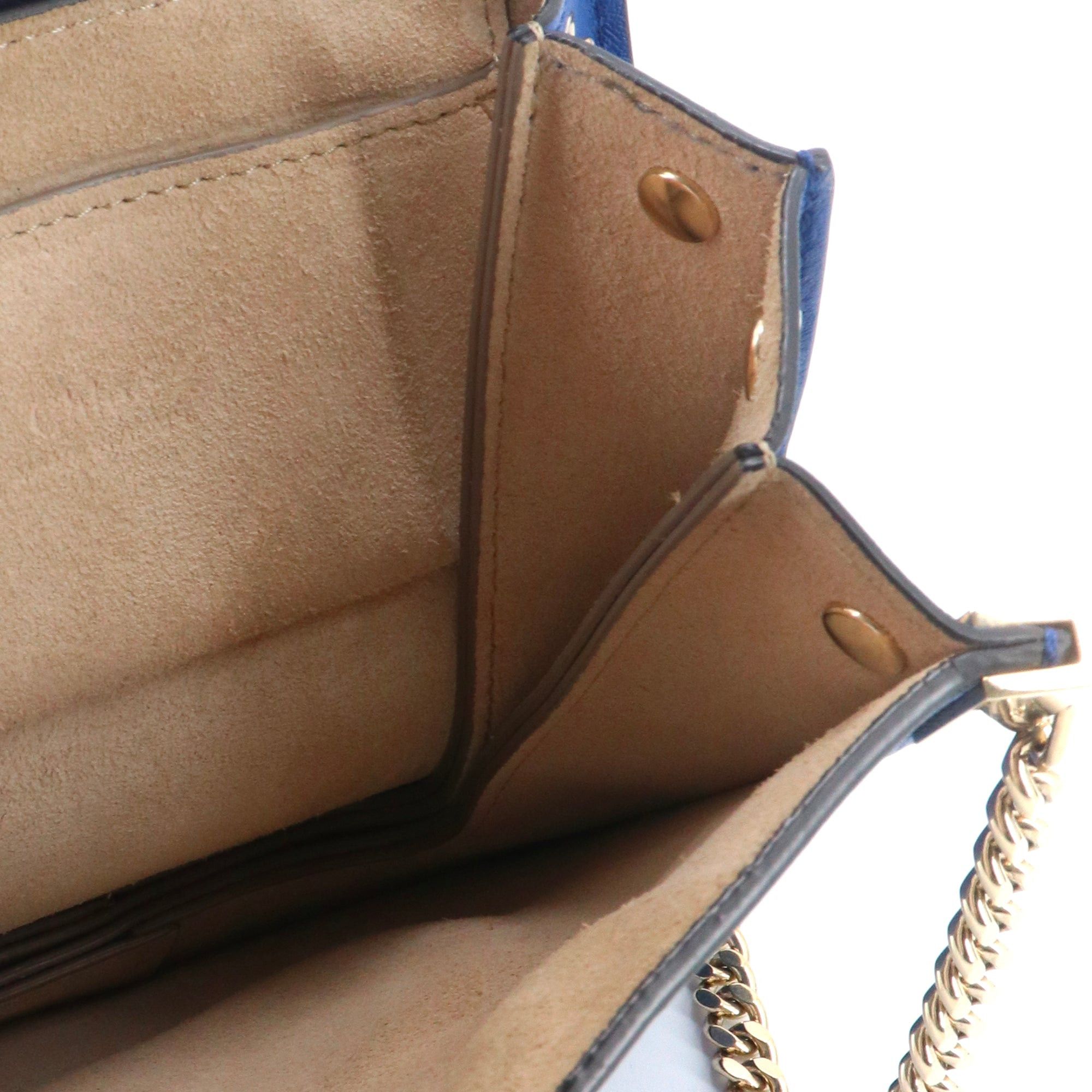 Chloe CHLOÉ - Faye small Chloe shoulder bag in blue leather and suede Size ONE SIZE - 7 Thumbnail