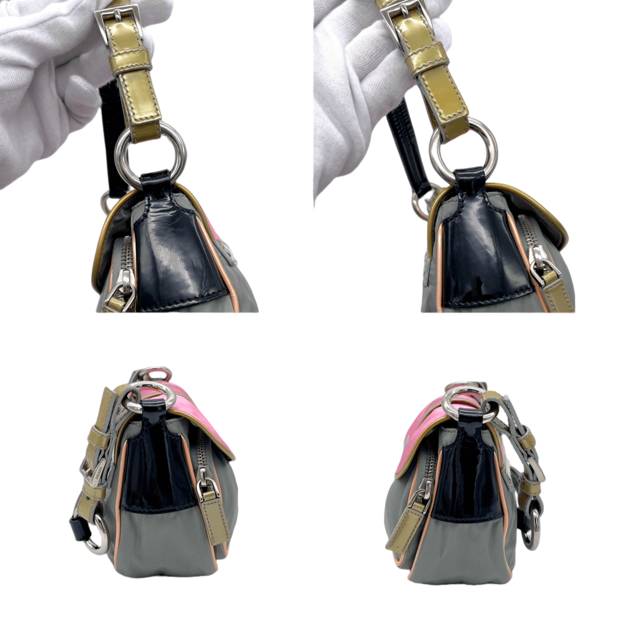Prada Prada Nylon Pocket Shoulder Bag Size ONE SIZE - 10 Thumbnail