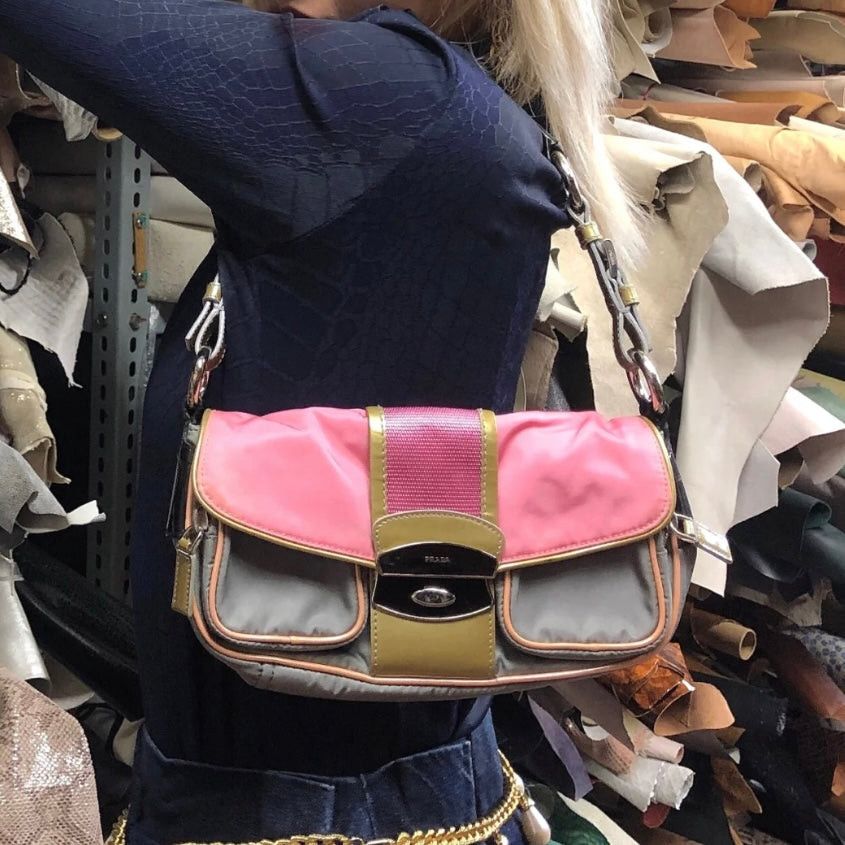 Prada Prada Nylon Pocket Shoulder Bag Size ONE SIZE - 3 Thumbnail