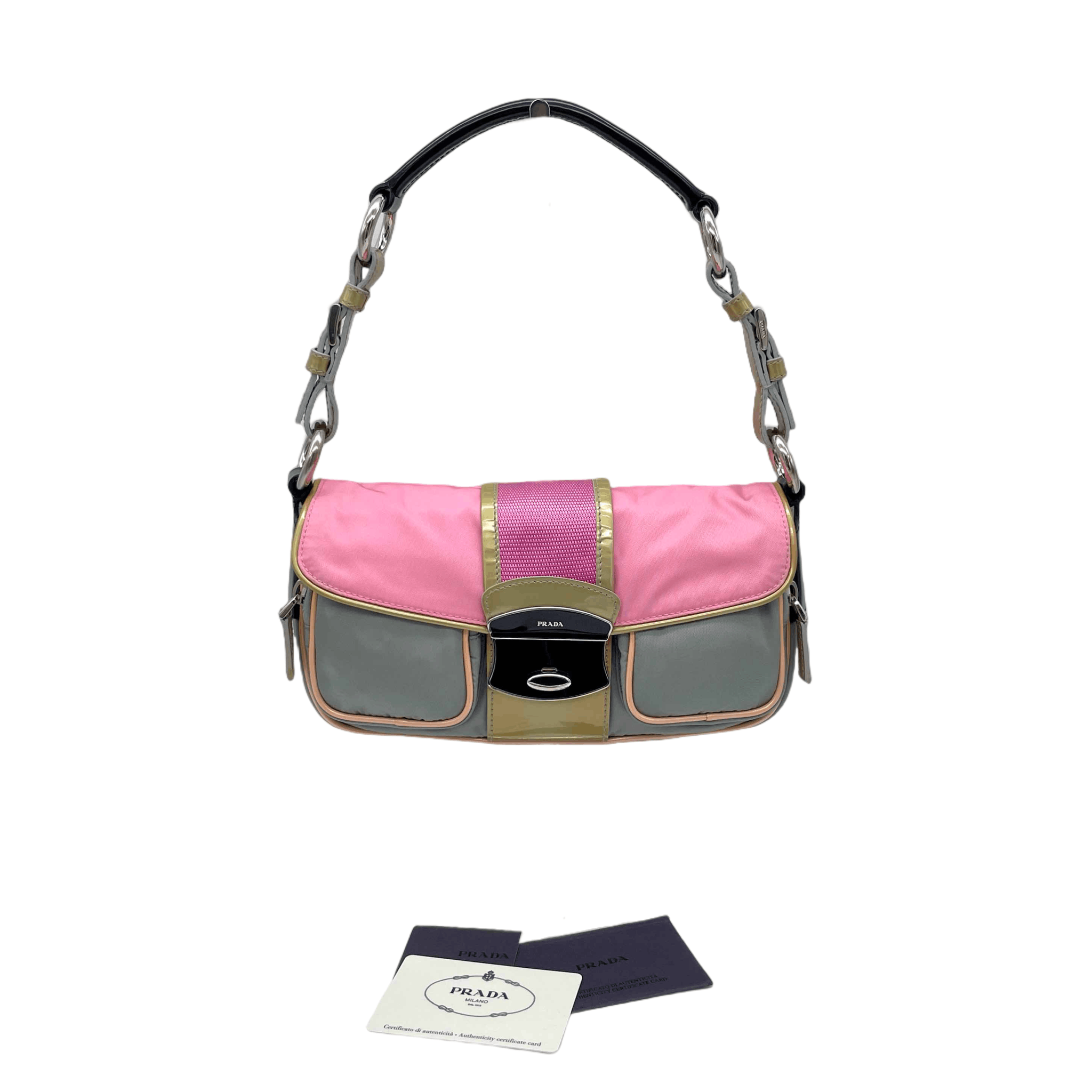 Prada Prada Nylon Pocket Shoulder Bag Size ONE SIZE - 4 Thumbnail