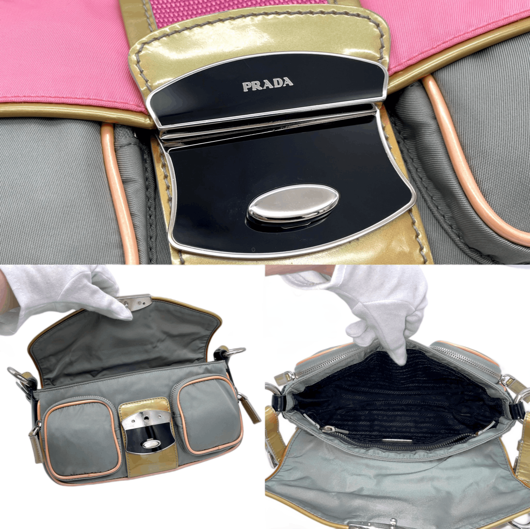 Prada Prada Nylon Pocket Shoulder Bag Size ONE SIZE - 11 Thumbnail