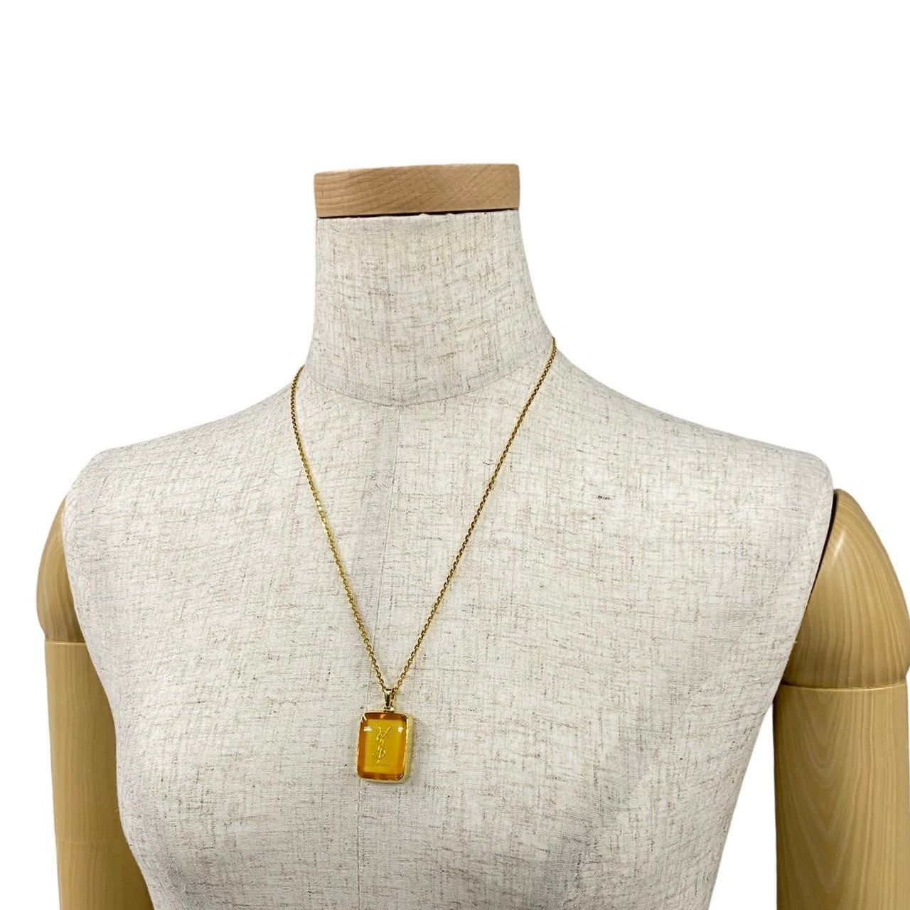 Yves Saint Laurent Yves Saint Laurent Necklace Gold Plated Size ONE SIZE - 2 Thumbnail