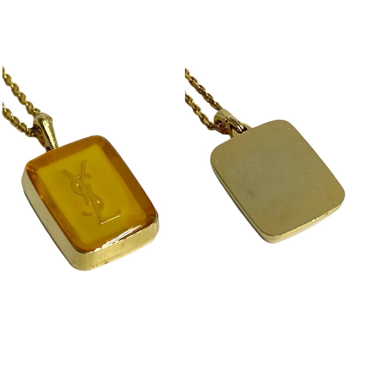 Yves Saint Laurent Yves Saint Laurent Necklace Gold Plated Size ONE SIZE - 3 Thumbnail