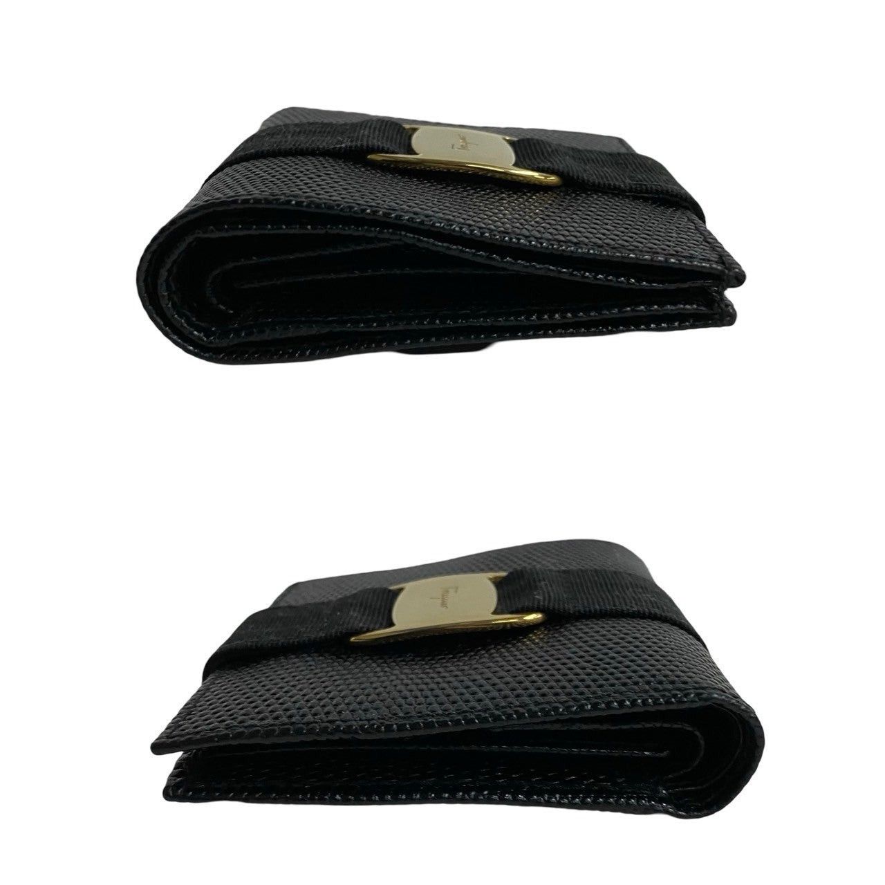 Salvatore Ferragamo Salvatore Ferragamo Black Leather Size ONE SIZE - 5 Thumbnail
