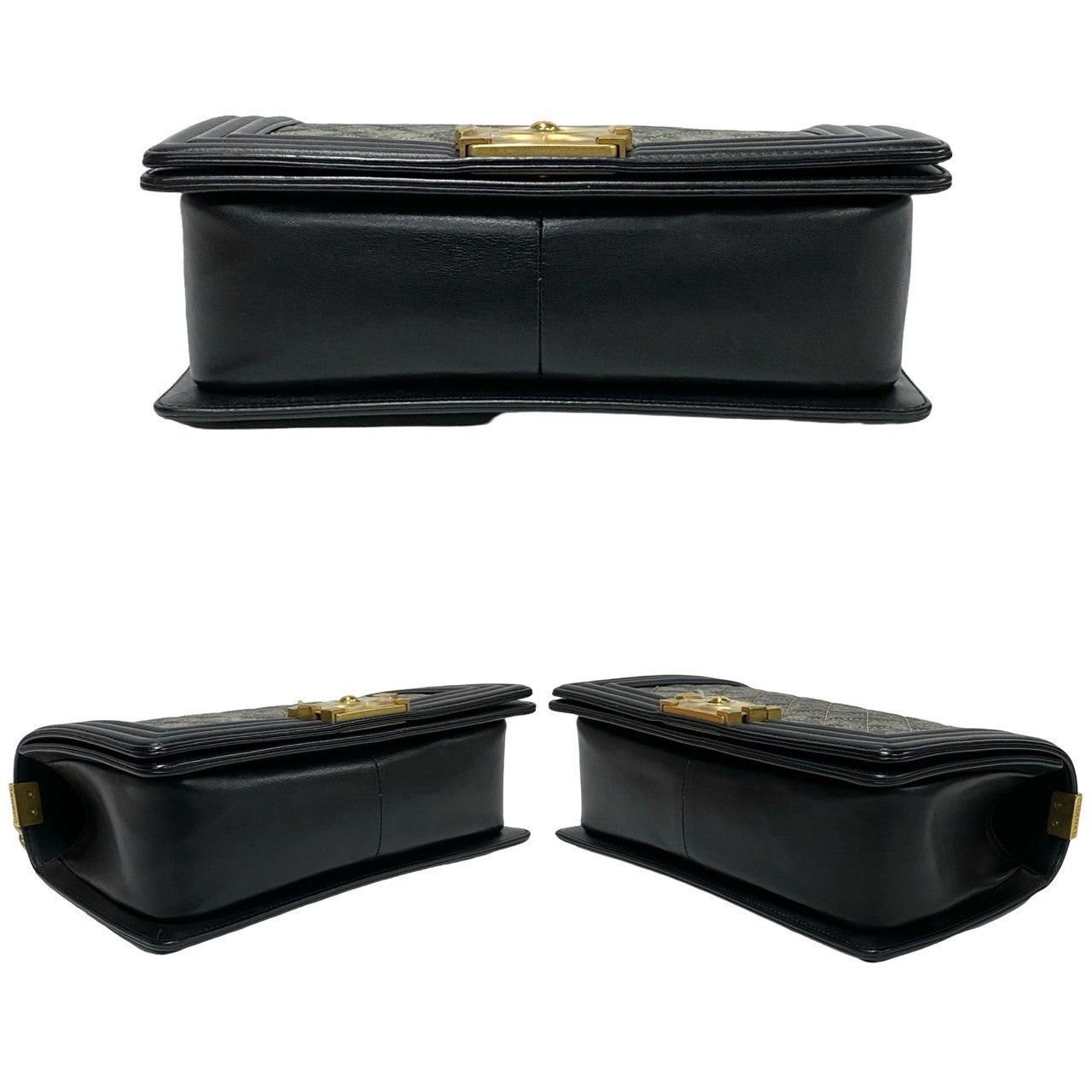 Chanel Chanel Shoulder Bag Black Leather Size ONE SIZE - 6 Thumbnail