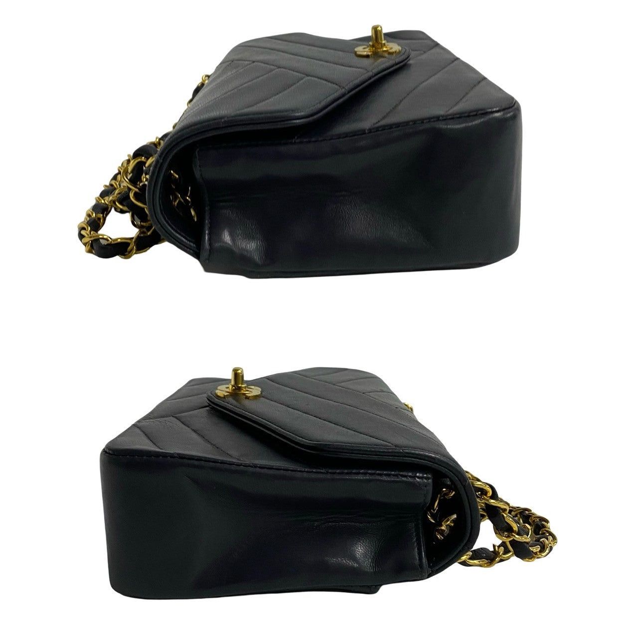 Chanel Chanel Shoulder Bag Black Leather Size ONE SIZE - 5 Thumbnail