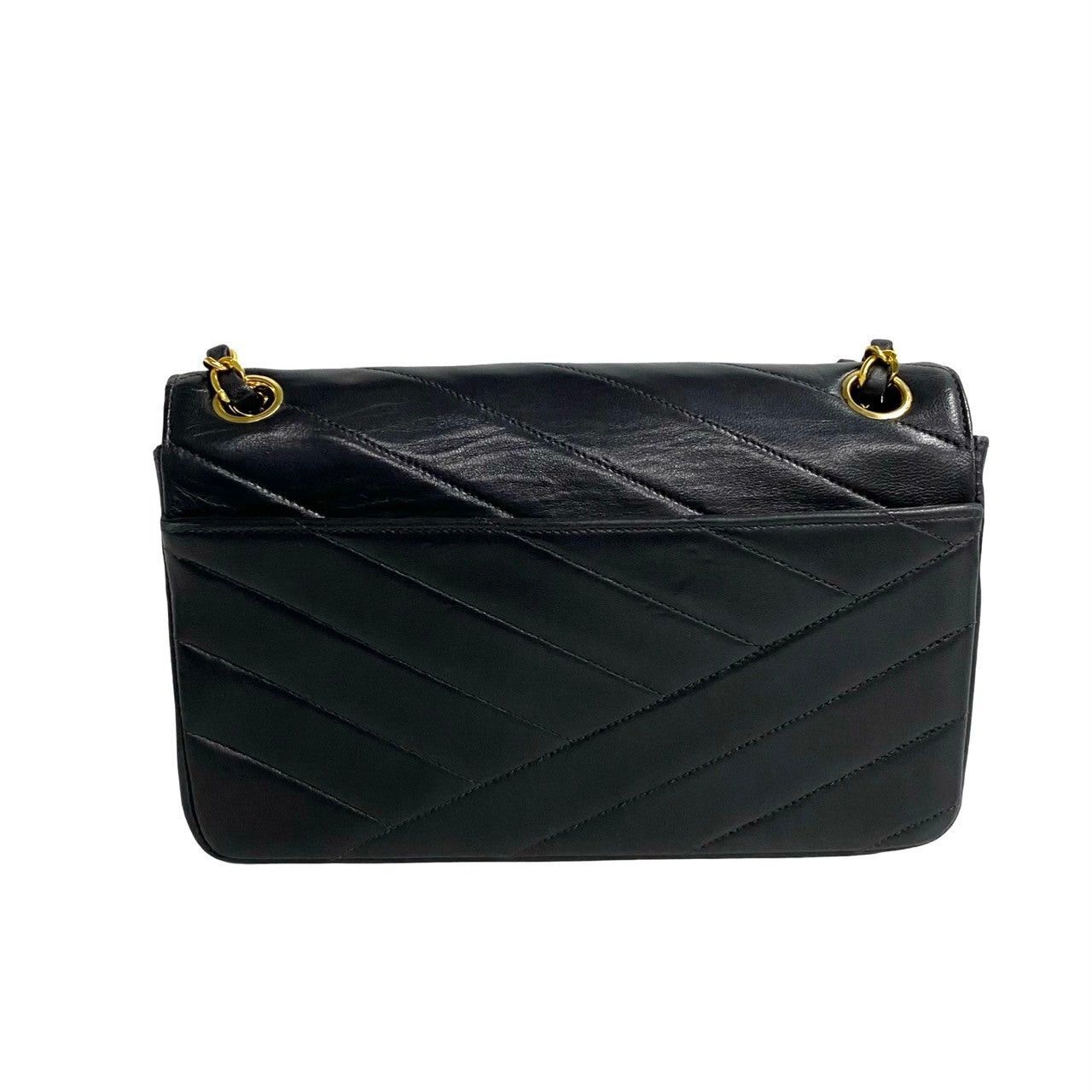 Chanel Chanel Shoulder Bag Black Leather Size ONE SIZE - 4 Thumbnail