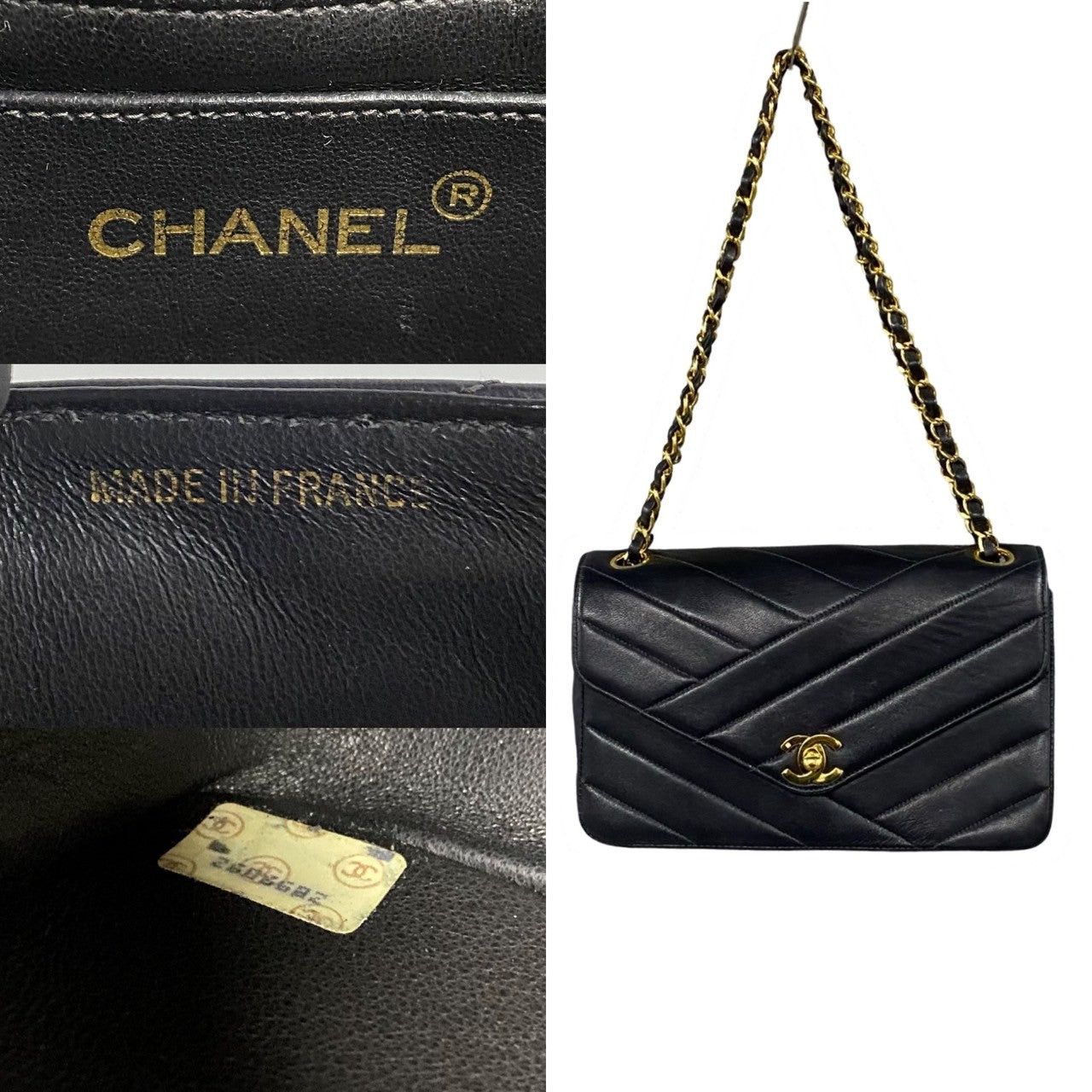 Chanel Chanel Shoulder Bag Black Leather Size ONE SIZE - 3 Thumbnail