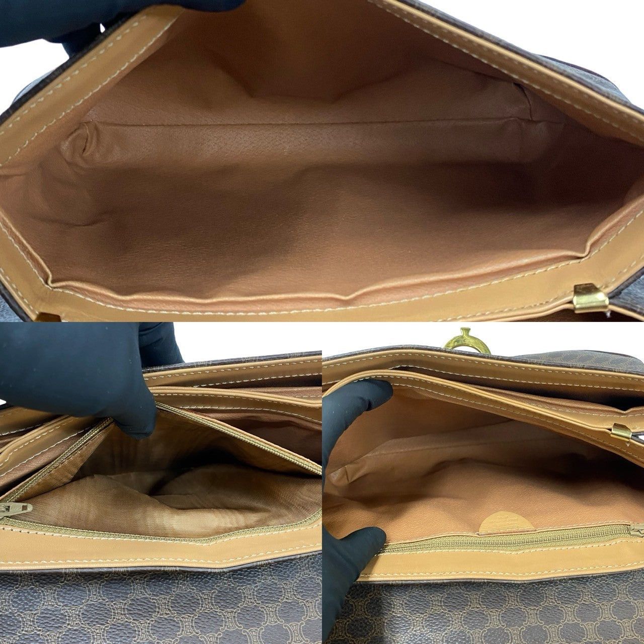 Celine Celine Handbag Brown Leather Size ONE SIZE - 9 Thumbnail
