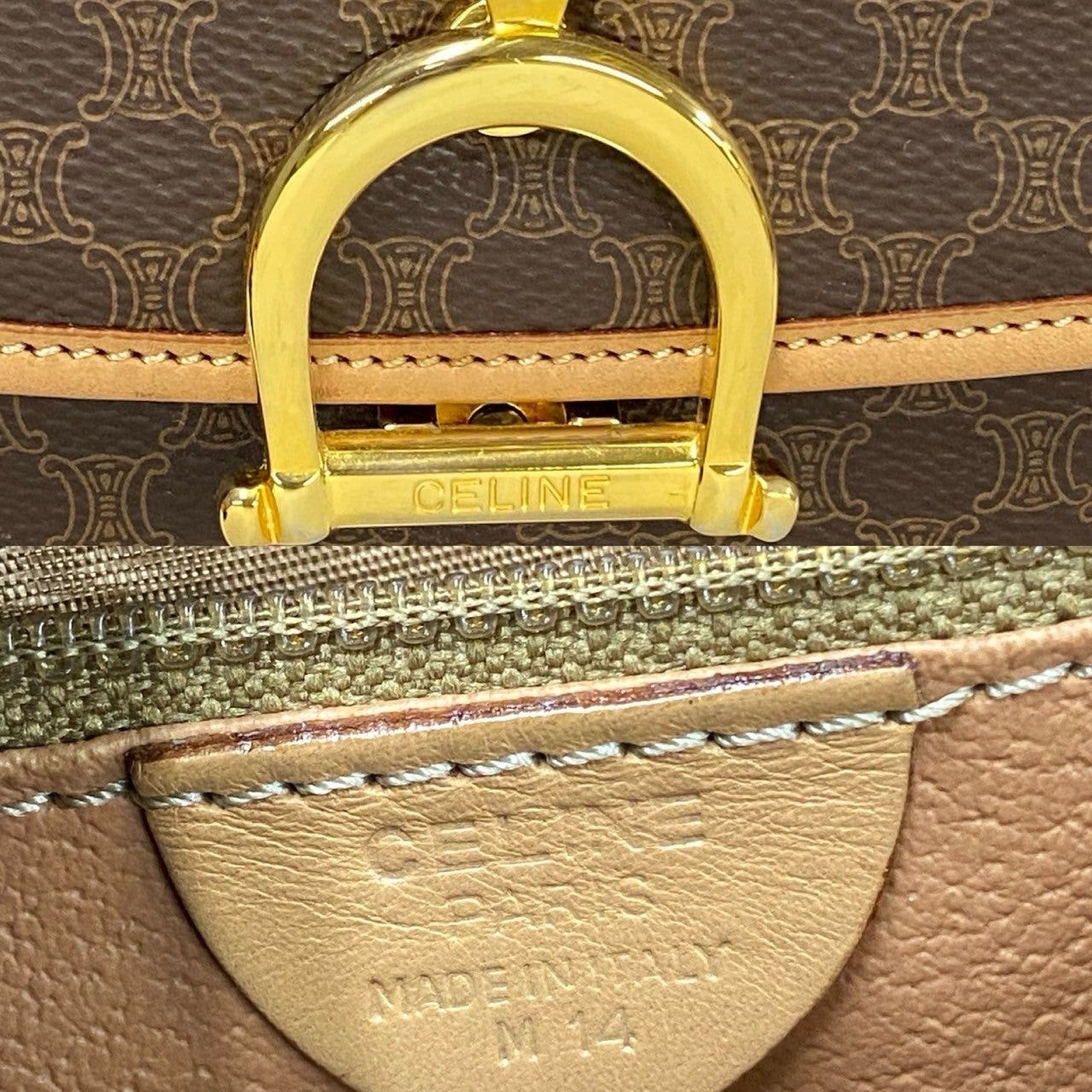 Celine Celine Handbag Brown Leather Size ONE SIZE - 3 Thumbnail