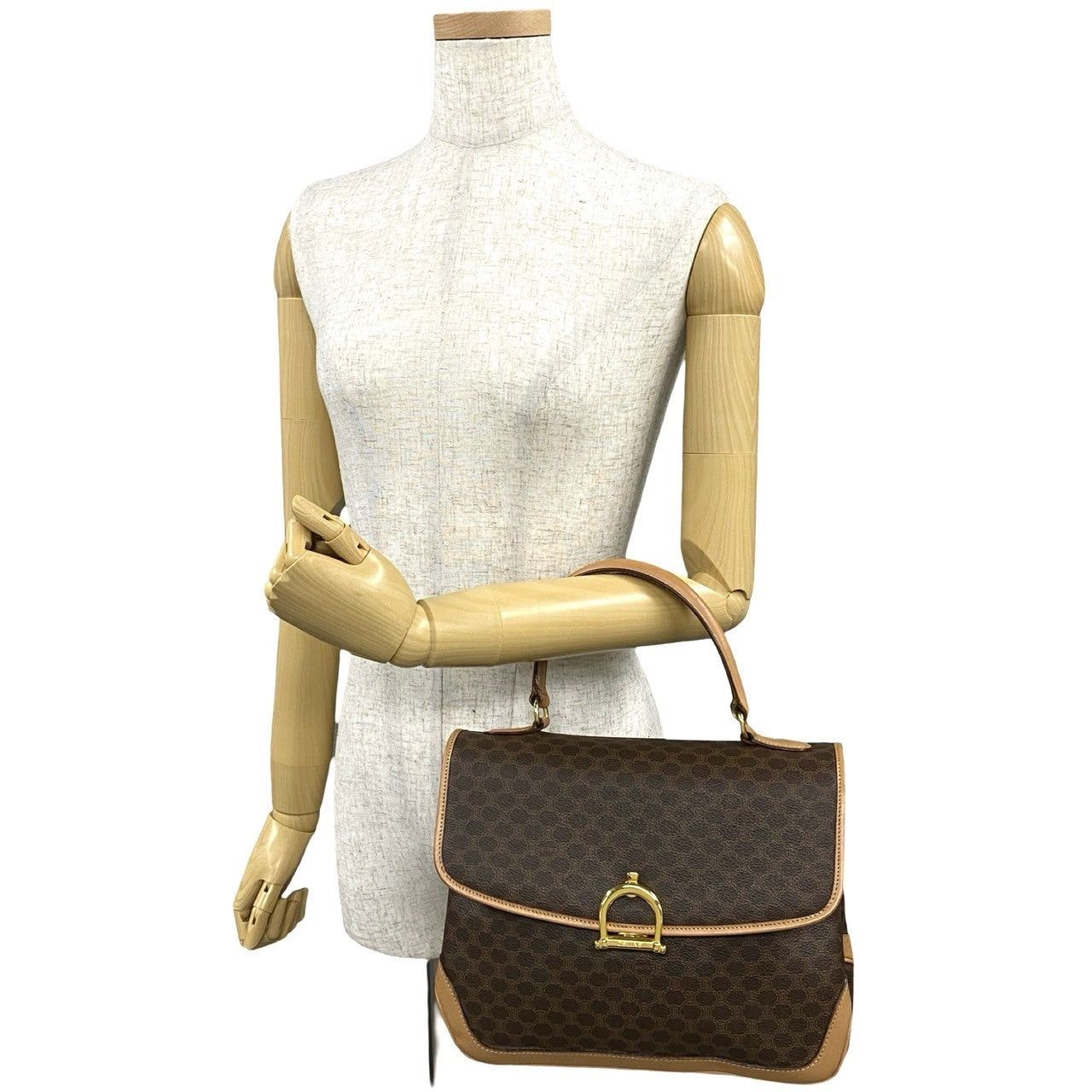 Celine Celine Handbag Brown Leather Size ONE SIZE - 2 Thumbnail