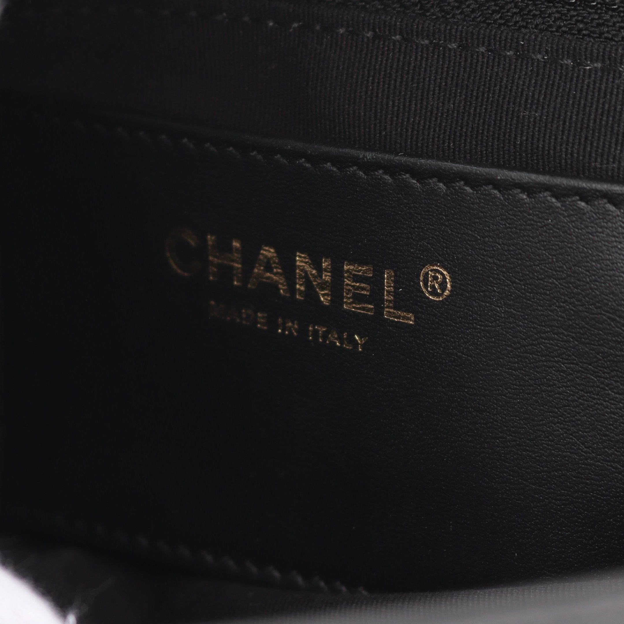 Chanel Chanel Matelasse Bowling Bag Chain Shoulder Caviar Skin Black Gold Hardware Size ONE SIZE - 4 Thumbnail