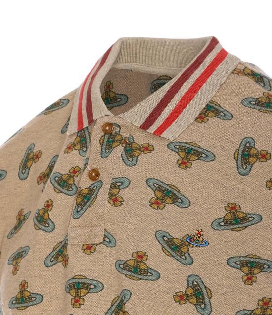 Vivienne Westwood VIVIENNE WESTWOOD Men Polo Shirts 2H01000I J008UC302 Beige Size US L / EU 52-54 / 3 - 3 Thumbnail