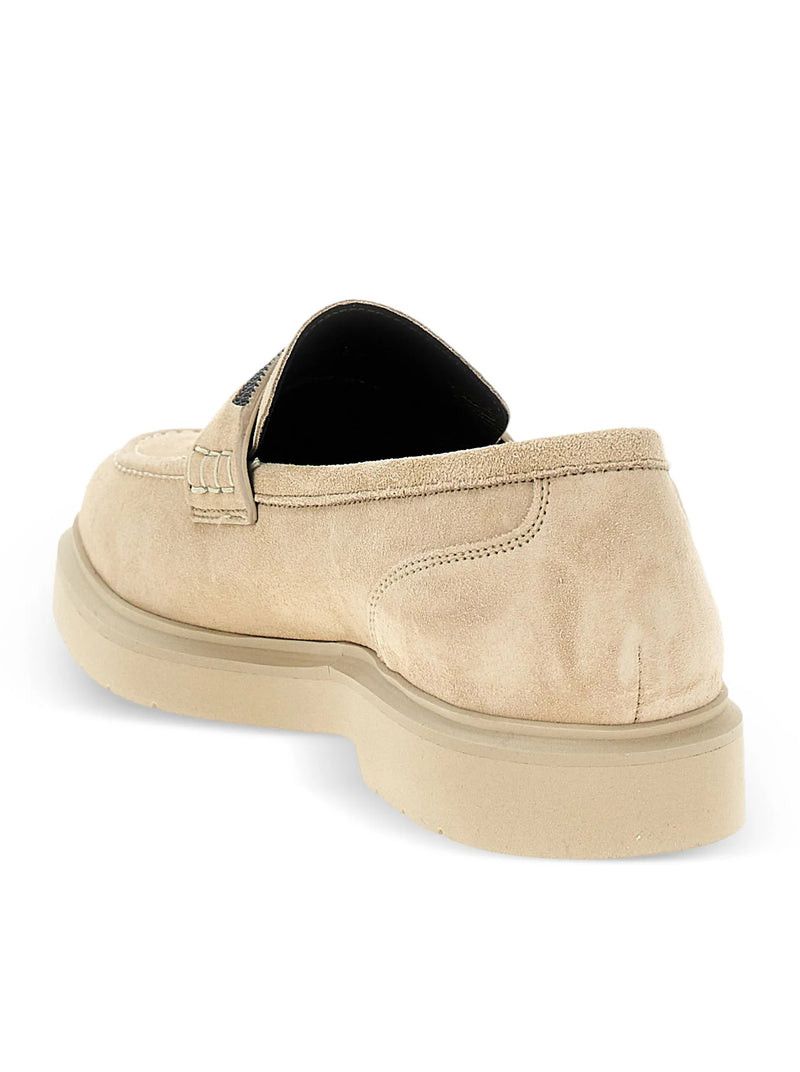 Brunello Cucinelli Leather suede loafers Size US 6 / IT 36 - 3 Thumbnail