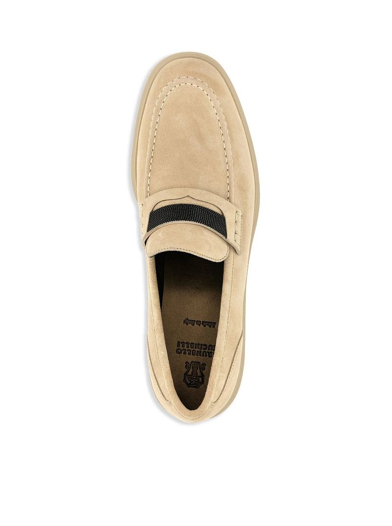 Brunello Cucinelli Leather suede loafers Size US 9 / IT 39 - 4 Thumbnail