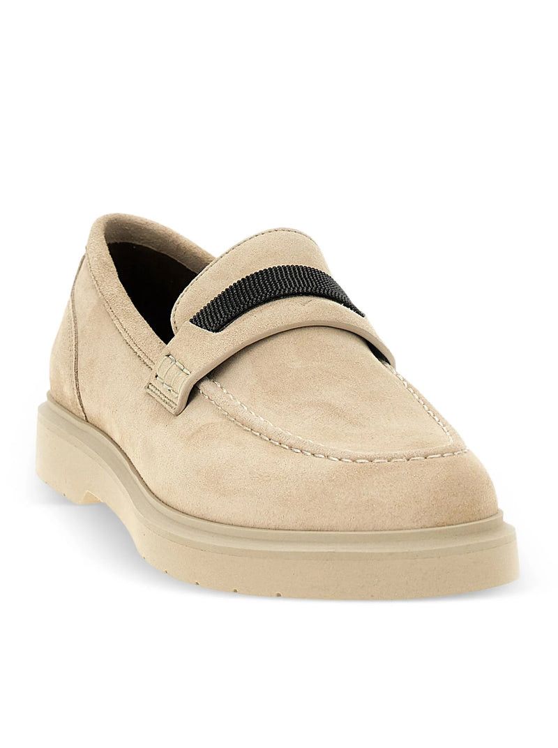 Brunello Cucinelli Leather suede loafers Size US 9 / IT 39 - 2 Thumbnail