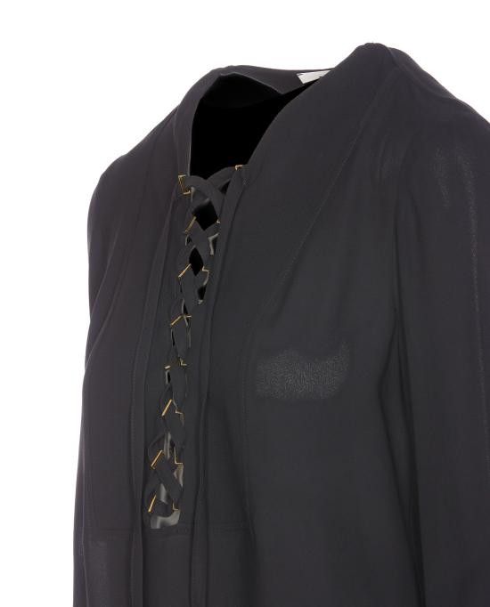 Elisabetta Franchi ELISABETTA FRANCHI Women Shirts CA00351E2 110 Black Size M / US 6-8 / IT 42-44 - 3 Thumbnail