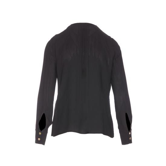 Elisabetta Franchi ELISABETTA FRANCHI Women Shirts CA00351E2 110 Black Size M / US 6-8 / IT 42-44 - 2 Thumbnail