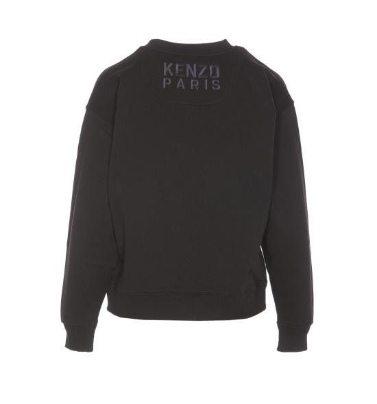 Kenzo KENZO Women Sweater FF52SW1914MF 99J Black Size S / US 4 / IT 40 - 2 Thumbnail