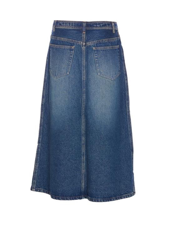 A.P.C. A.P.C. Women Mid Skirts COHFC F06423 IAL Blue Size 25" / US 0 / IT 36 - 2 Thumbnail