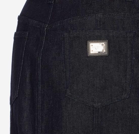 Dolce & Gabbana DOLCE & GABBANA Women Mid Skirts F4CYAD G8MS5S9001 Blue Size 26" / US 2 / IT 38 - 3 Thumbnail
