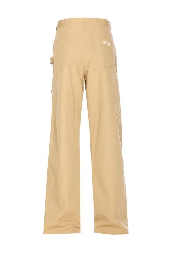 Kenzo KENZO Women Straight Pants FF52PA1009DL 11 Beige Size 27" / US 4 / IT 40 - 2 Thumbnail