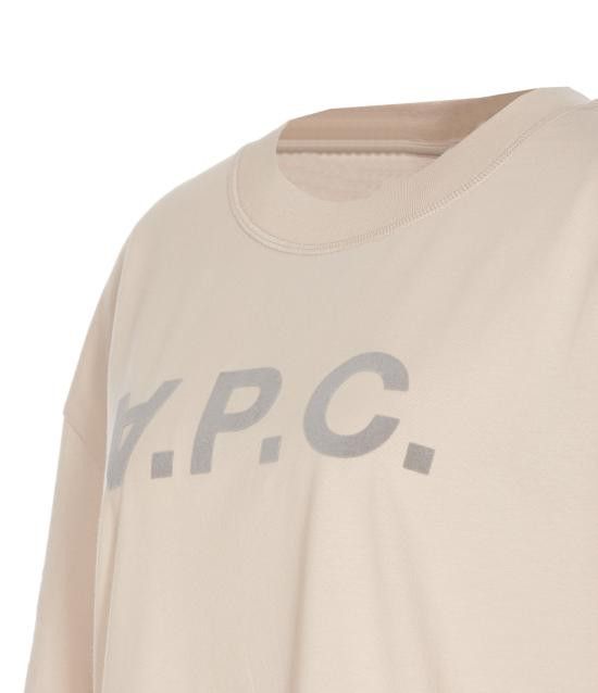A.P.C. A.P.C. Men T-Shirts COHBO M26385 AAE Beige Size US L / EU 52-54 / 3 - 3 Thumbnail