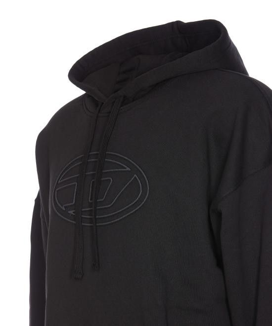 Diesel DIESEL Men Hoodies A03791 0JYYJ9XX Black Size US L / EU 52-54 / 3 - 3 Thumbnail